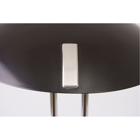 Image 1 of Vintage zwart verchroomde bureaulamp, Duitsland 1960