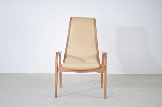 Image 1 of 2x Yngve Ekstrom loungestoelen