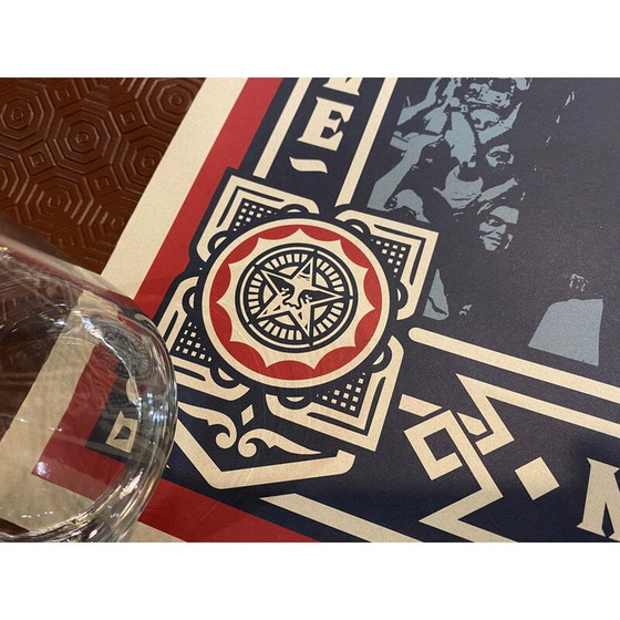 Image 1 of Vintage poster van president Barack Obama door Shepard Fairey, 2008