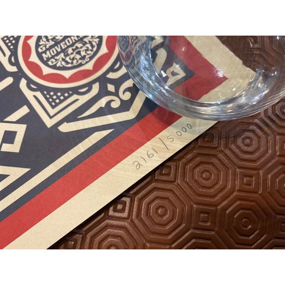 Image 1 of Vintage poster van president Barack Obama door Shepard Fairey, 2008