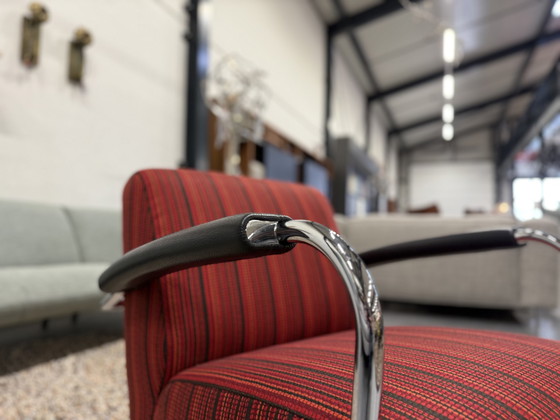 Image 1 of Leolux Scylla Fauteuil Belluno Stof Rood 