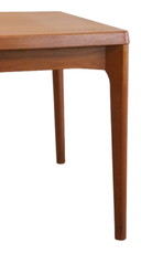 Henning Kjaernulf voor Velje verlengbare eettafel tafel vintage