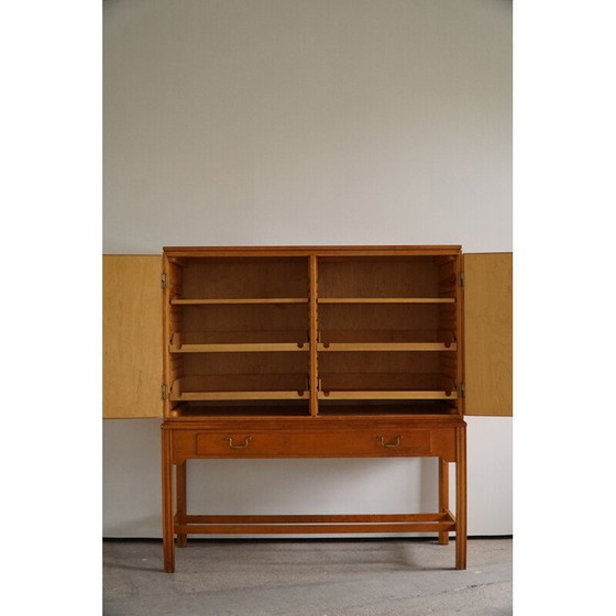 Image 1 of Vintage teakhouten buffet van Carl-Axel Acking voor Nordiska Kompaniet, Zweden 1950