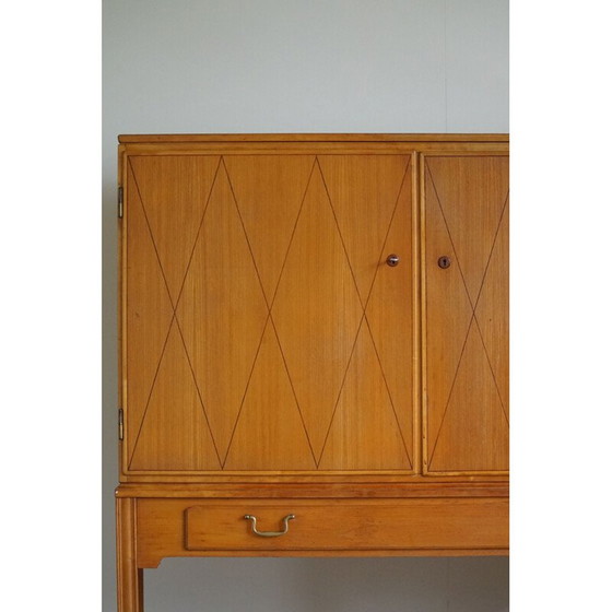 Image 1 of Vintage teakhouten buffet van Carl-Axel Acking voor Nordiska Kompaniet, Zweden 1950