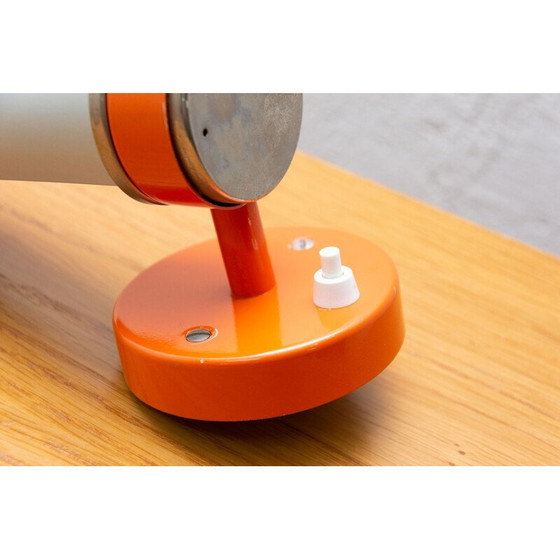 Image 1 of Vintage aluminium, plastic, chroom en scroll wandlamp door Josef Hurka voor Napako, 1960