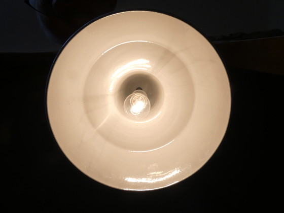 Image 1 of Plafondlamp emaille oranje