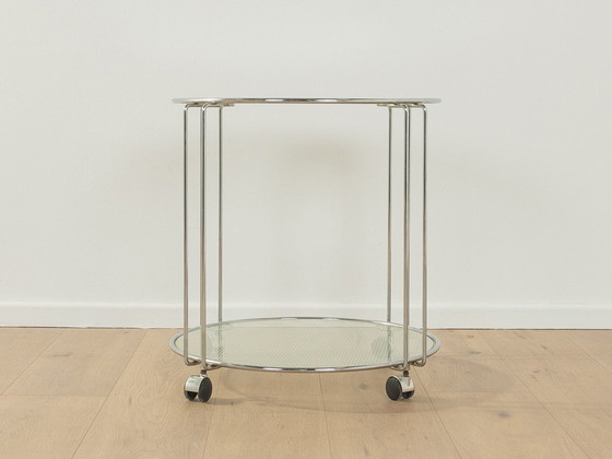 Image 1 of Glazen bijzettafel uit 1980