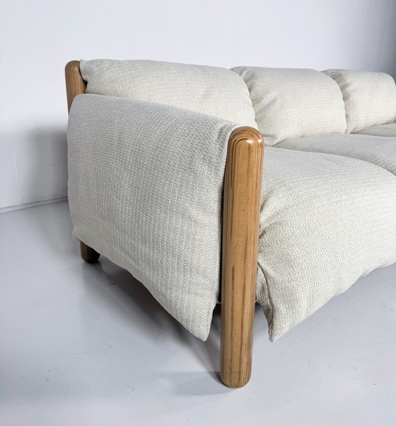 Image 1 of Mid Century Moderne Gambadilegno Sofa van Enzo Mari voor Driade, Italië, 1974