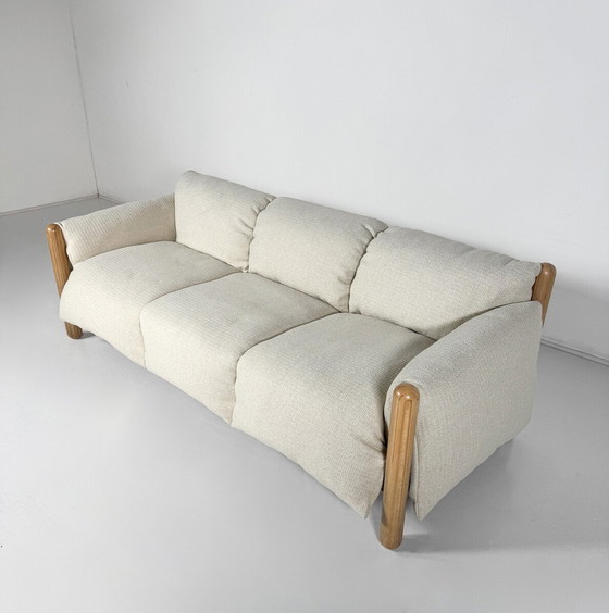 Image 1 of Mid Century Moderne Gambadilegno Sofa van Enzo Mari voor Driade, Italië, 1974