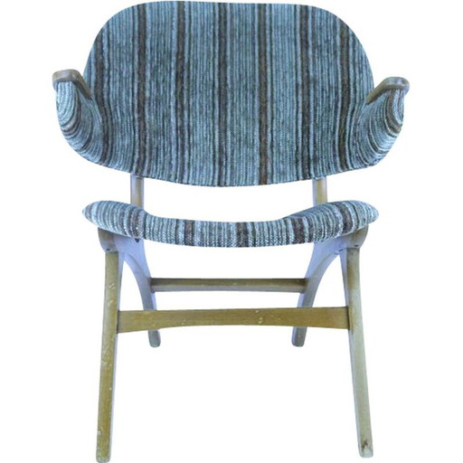 Vintage model 33A fauteuil van Carl Edward Matthes, Denemarken