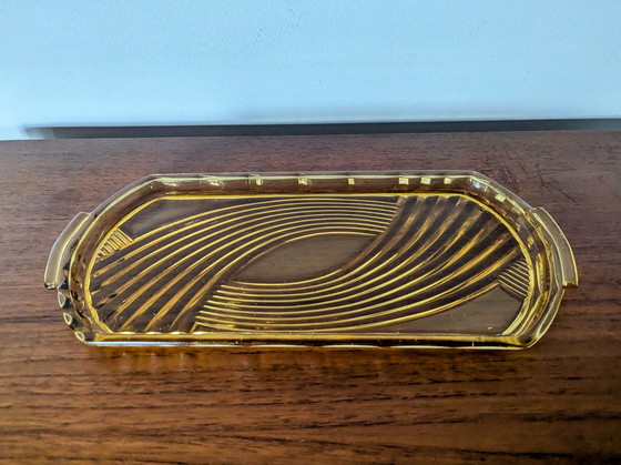 Image 1 of 3 Vintage Glazen Schalen- Art Deco 