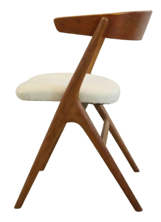 Image 1 of 4x Sibast furniture stoelen 'Hallundbaek' vintage