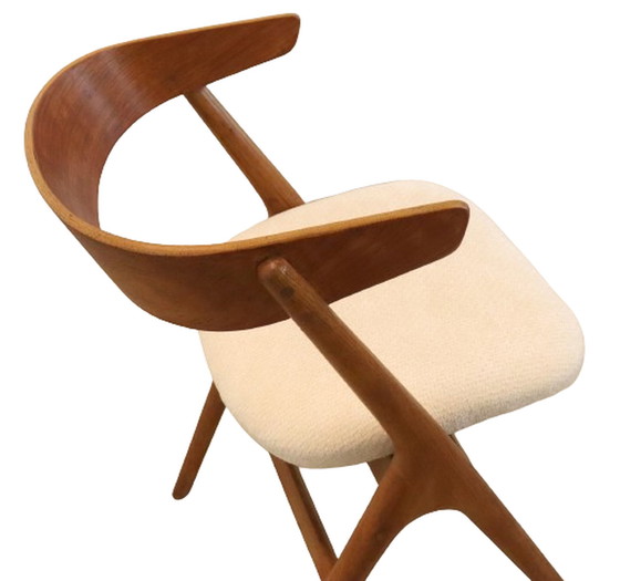 Image 1 of 4x Sibast furniture stoelen 'Hallundbaek' vintage