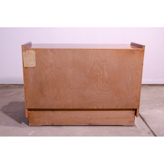 Image 1 of Vintage TV-meubel in walnootfineer en multiplex van František Jirák voor Tatra Nábytok, Tsjecho-Slowakije 1960