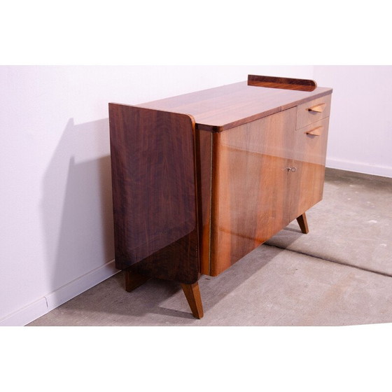 Image 1 of Vintage TV-meubel in walnootfineer en multiplex van František Jirák voor Tatra Nábytok, Tsjecho-Slowakije 1960