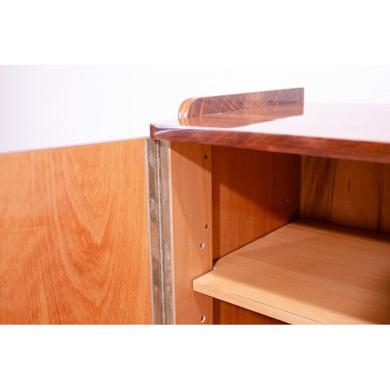 Image 1 of Vintage TV-meubel in walnootfineer en multiplex van František Jirák voor Tatra Nábytok, Tsjecho-Slowakije 1960