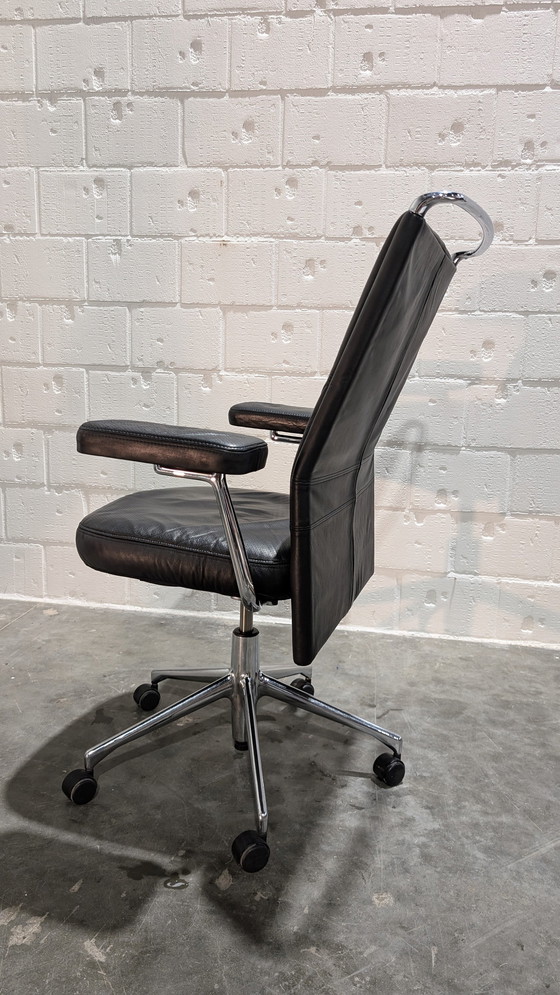 Image 1 of Vitra Ac 2 Leather Desk Chair By Antonio Citterio