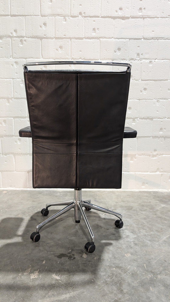 Image 1 of Vitra Ac 2 Leather Desk Chair By Antonio Citterio