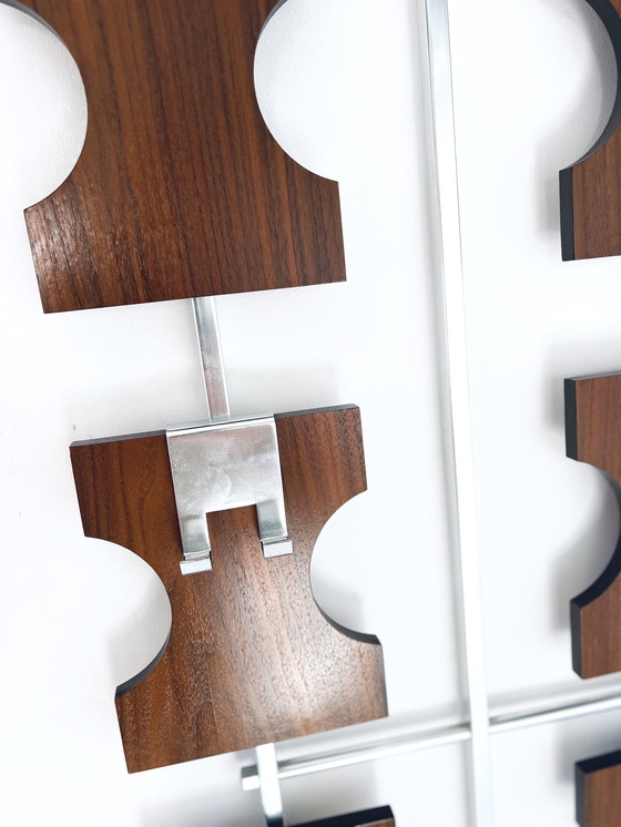 Image 1 of Vintage Teakhouten Wandkapstok ‘70