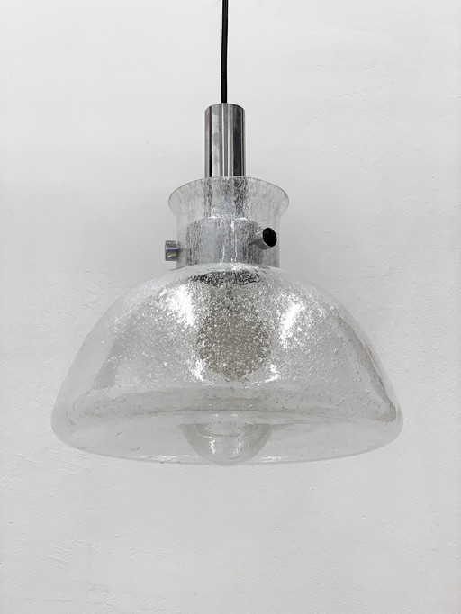 Mid-century ijsglas hanglamp