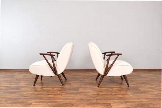 Image 1 of Mid Century Modulaire Poolse Fauteuils, 1960S, Set Van 2