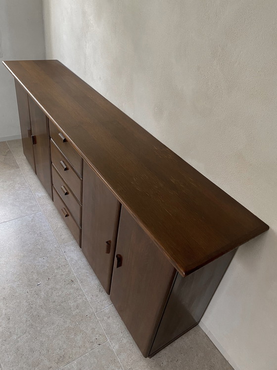 Image 1 of Midcentury Deens Design Sideboard / Dressoir Donker Eiken