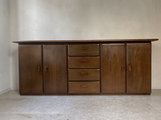 Image 1 of Midcentury Deens Design Sideboard / Dressoir Donker Eiken