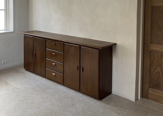 Image 1 of Midcentury Deens Design Sideboard / Dressoir Donker Eiken