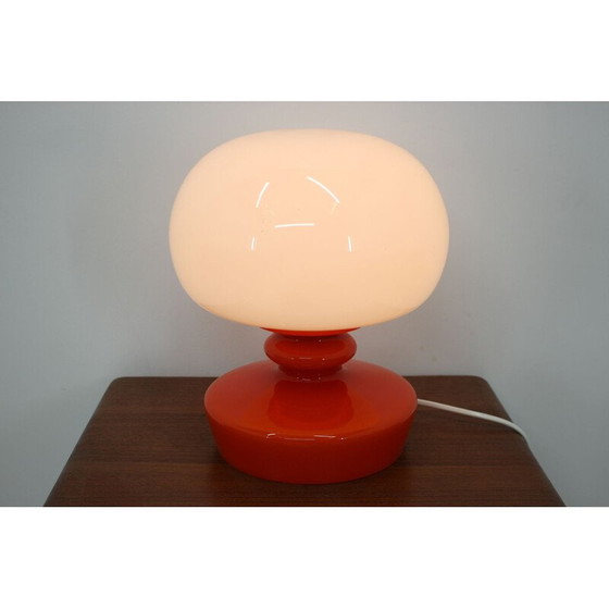 Image 1 of Vintage Design glazen tafellamp - jaren 1970