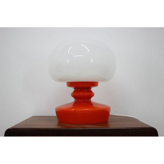 Image 1 of Vintage Design glazen tafellamp - jaren 1970