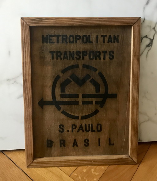 Houten frame Metro Brazilië