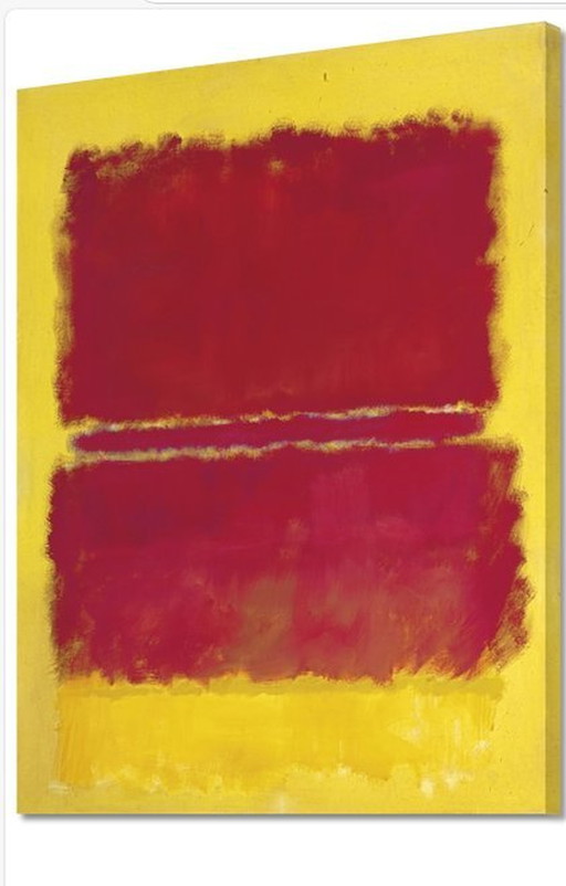 Mark Rothko  -----Yellow And Red