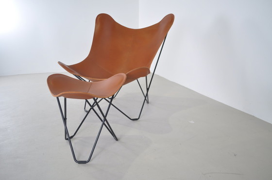 Image 1 of Mariposa vlinderstoel + voetenbankje