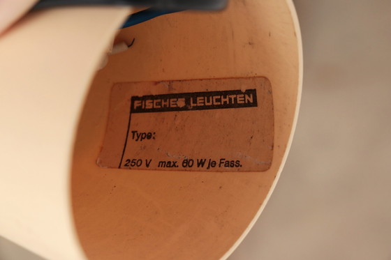 Image 1 of Vintage Fischer Leuchten Hanglamp - Sfeervolle Verlichting uit de Jaren '70