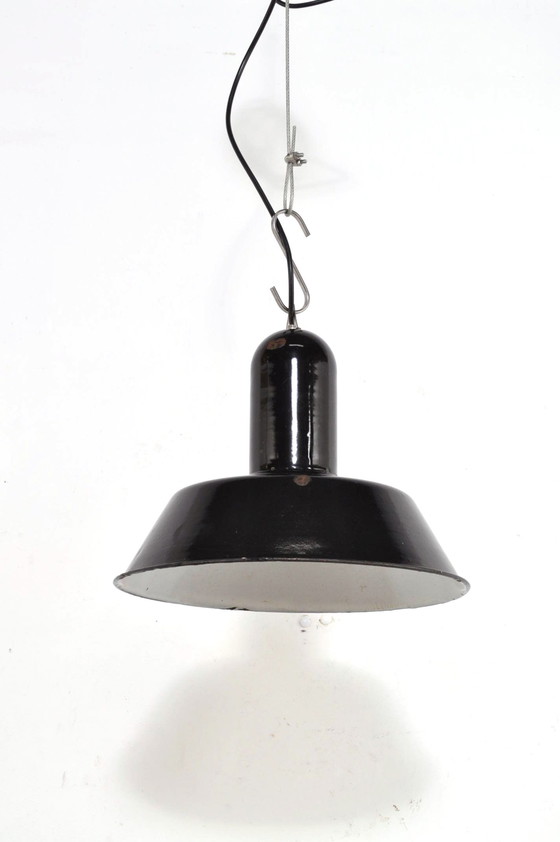 Image 1 of Vintage emaille lamp