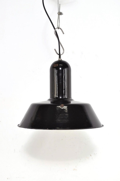 Vintage emaille lamp