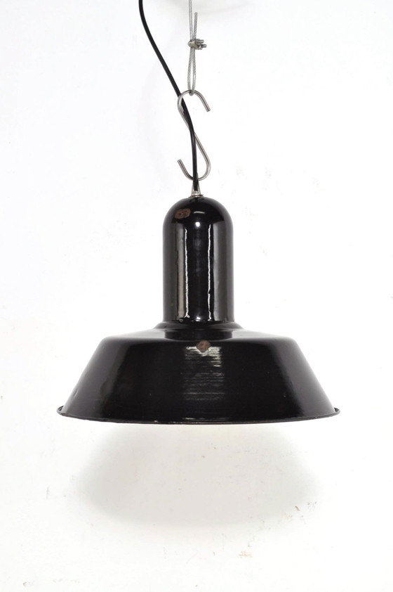 Image 1 of Vintage emaille lamp