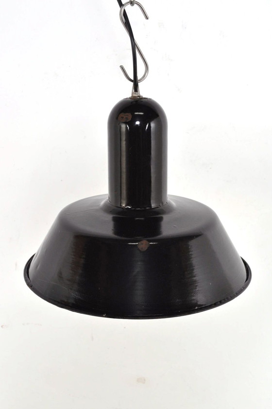 Image 1 of Vintage emaille lamp