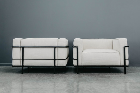 Image 1 of 2x Cassina Corbusier LC3 fauteuil