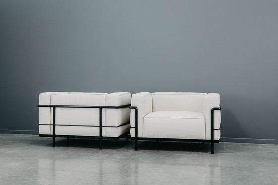 Image 1 of 2x Cassina Corbusier LC3 fauteuil