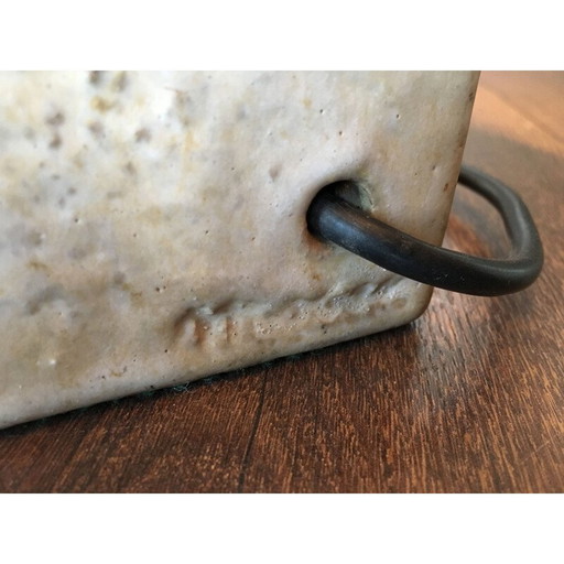 Vintage keramieken vloerlamp van Mobach, Nederland 1960