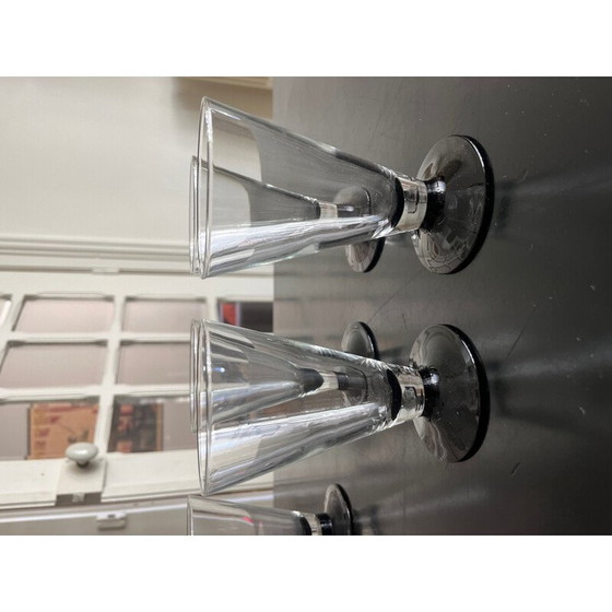 Image 1 of Lot 10 vintage art deco glazen, 1980