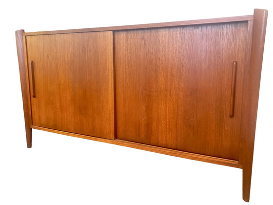 Image 1 of Danish cabinet , sliding doors