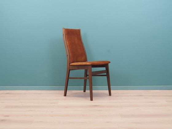 Image 1 of Set van zes beukenhouten stoelen, Deens ontwerp, 1960S, Productie: Denemarken