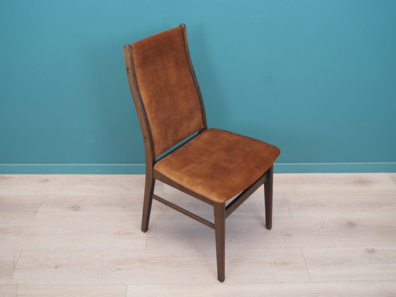 Image 1 of Set van zes beukenhouten stoelen, Deens ontwerp, 1960S, Productie: Denemarken