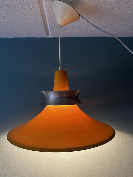 Image 1 of Vintage Hanglamp Scandinavisch Design Bent Nordsted Voor Lyskaer Belysning