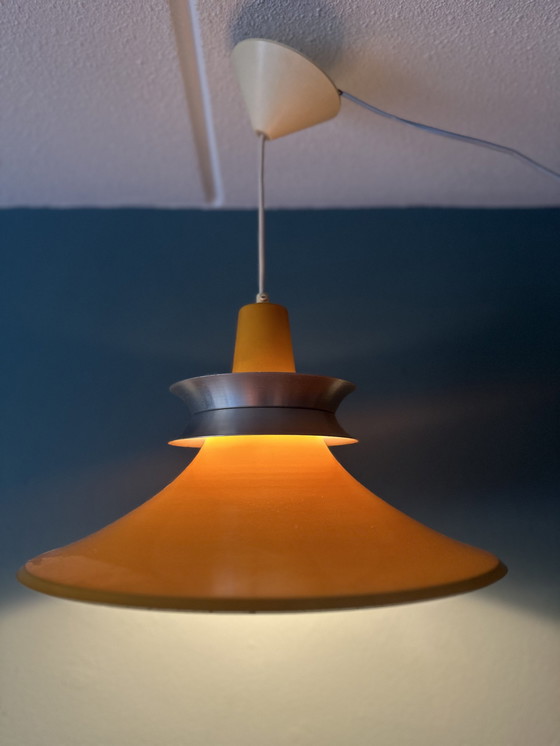 Image 1 of Vintage Hanglamp Scandinavisch Design Bent Nordsted Voor Lyskaer Belysning