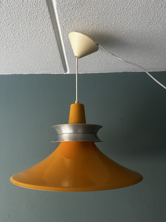 Image 1 of Vintage Hanglamp Scandinavisch Design Bent Nordsted Voor Lyskaer Belysning