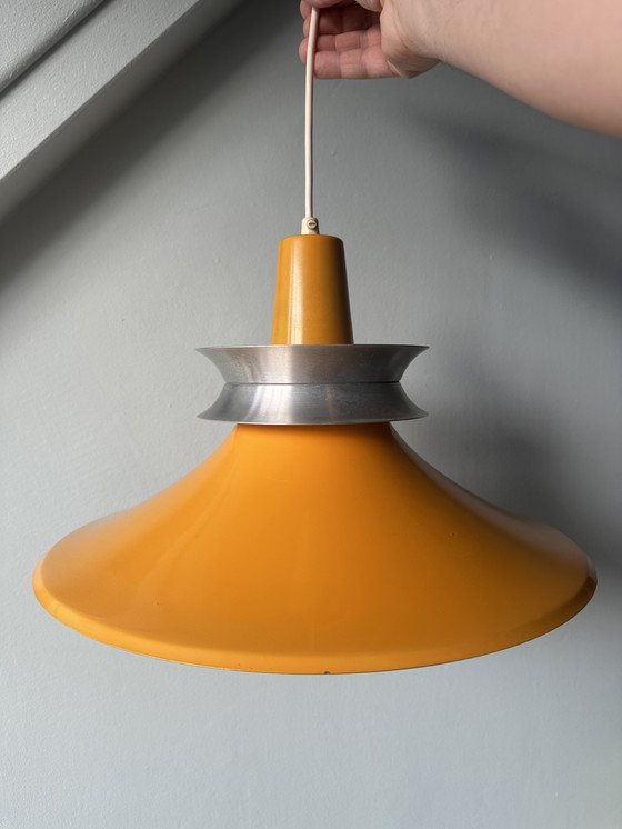 Image 1 of Vintage Hanglamp Scandinavisch Design Bent Nordsted Voor Lyskaer Belysning