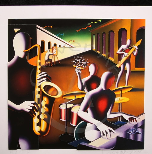 Metafysische harmonie - 3D-constructie - Mark Kostabi